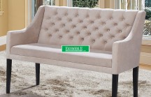 Feniks - Pearl - Ławka dwuosobowa z niskim oparciem i bokami